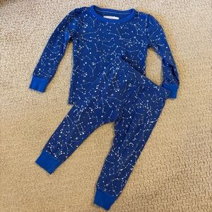 Crewcuts Glow-in-the-dark Constellation Pajama Set Size 2T